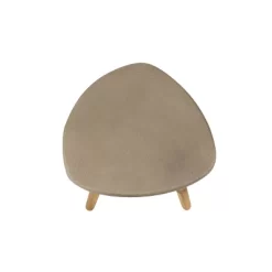 16"x16" Mid-Century Wood Outdoor Accent Table Gray - Olivia & May -Outdoor Furniture Store GUEST 28920173 f02d 4b35 9154 14a250363e17