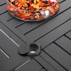 5pc Patio Dining Set With Round Table & Steel Arm Chairs With Hexagon-Shaped Back - Captiva Designs -Outdoor Furniture Store GUEST 29c967b5 ebb1 4afe ac9c dafc938f8330