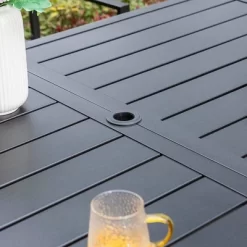 Patio Set With Steel Table With 1.57" Umbrella Hole & Steel 360 Swivel Padded Arm Chairs - Captiva Designs -Outdoor Furniture Store GUEST 2a1c1bce ebac 442a 86b3 8e532163d246 1