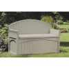 Patio Storage Bench 50 Gallon - Taupe - Suncast -Outdoor Furniture Store GUEST 2a459be2 174f 46b2 9605 2f95288f3b00