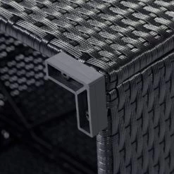 6pc Wicker Patio Conversation Set With Cushions - Black/Gray - GODEER -Outdoor Furniture Store GUEST 2a6c75b8 963b 4c07 b2fa 9fa4d86634ce 1