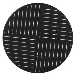 5pc Outdoor Dining Set With Sling Chairs & Metal Round Table With Umbrella Hole - Black - Captiva Designs -Outdoor Furniture Store GUEST 2a77ef1f d6a8 4f1d 9ffb b2581d155102 1