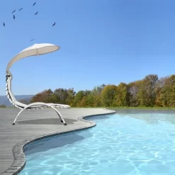 Costway Chaise Lounge Chair With Canopy, Hammock Chair With Canopy -Outdoor Furniture Store GUEST 2b4e4848 f04a 4f67 b9a6 45289704e832