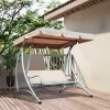 Outsunny 3 Person Patio Swing Seats, Porch Swing With Stand And Adjustable Canopy Outdoor Swing Chair Bench For Garden, Poolside 2 Outsunny 3 Person Patio Swing Seats, Porch Swing With Stand And Adjustable Canopy Outdoor Swing Chair Bench For Garden, Poolside -Outdoor Furniture Store GUEST 2b8c4f2b cdfc 4137 b507 d991f7988e7c