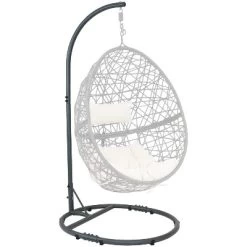 Sunnydaze Decor Sunnydaze Durable Indoor/Outdoor Powder-Coated Steel Egg Chair Stand With Extra-Wide Round Base - 76" H - Black 13 Sunnydaze Decor Sunnydaze Durable Indoor/Outdoor Powder-Coated Steel Egg Chair Stand With Extra-Wide Round Base - 76" H - Black -Outdoor Furniture Store GUEST 2ba8821f 588c 4011 b868 08b176ff1937