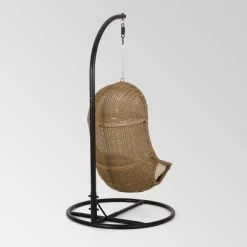 Ripley Outdoor Wicker Hanging Chair With Stand - Light Brown/Beige - Christopher Knight Home 15 Ripley Outdoor Wicker Hanging Chair With Stand - Light Brown/Beige - Christopher Knight Home -Outdoor Furniture Store GUEST 2c0de9f9 f8fa 4ad0 9ef7 673c04d530bc