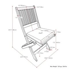 5pc Outdoor Folding Dining Set - Natural - CorLiving -Outdoor Furniture Store GUEST 2d5c737f c2a8 4f36 a33d bc6cd021f549