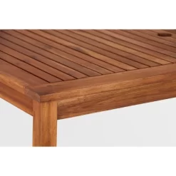 3pc Acacia Wood X Design Outdoor Patio Dining Set - Brown - Saracina Home -Outdoor Furniture Store GUEST 2d66741d 1fcd 472a 8f0a ed5a499b3dc1