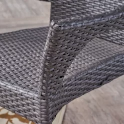 Arden 5pc Wicker Patio Dining Set - Gray - Christopher Knight Home