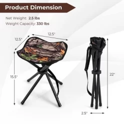 Costway 2 Pack Folding Hunting Stool Lightweight Foldable Outdoor Stool Seat -Outdoor Furniture Store GUEST 2da8ad17 e41b 43ca a596 bd4ad55069a4