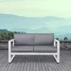 Baltic Patio Loveseat White - Real Flame -Outdoor Furniture Store GUEST 2dfb9981 8fe5 4968 9654 618689b90002