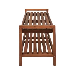 Blane 3-Seat Mid-Century Modern Acacia Wood Slat Outdoor Garden Patio Bench - JONATHAN Y 11 Blane 3-Seat Mid-Century Modern Acacia Wood Slat Outdoor Garden Patio Bench - JONATHAN Y -Outdoor Furniture Store GUEST 2ea560ee 7808 4de6 abc6 769560eac063