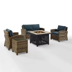 Crosley 5pc Bradenton Steel Outdoor Patio Fire Pit Furniture Set -Outdoor Furniture Store GUEST 2edabb43 5eb4 4049 94c2 5150cbd4ddce