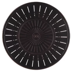 5pc Outdoor Set With 44" Round Aluminum Fire Table Set With 4 Swivel Rocking Chairs & Wind Blocker Lid - Oakland Living -Outdoor Furniture Store GUEST 305f7cec 5c0e 4768 b716 4b05d803c8b5 1