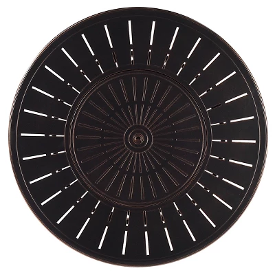 Oakland Living 5pc Swivel Rocking Aluminum Outdoor Dining Set Copper/Gray 6 Oakland Living 5pc Swivel Rocking Aluminum Outdoor Dining Set Copper/Gray - Image 4