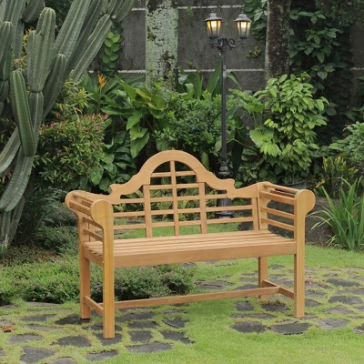 Lutyens 4ft Teak Bench - Natural - Cambridge Casual 3 Lutyens 4ft Teak Bench - Natural - Cambridge Casual