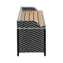 2pc Maksville Outdoor Aluminum Storage Bench & Trash Can - MiBasics -Outdoor Furniture Store GUEST 31ee3062 34a9 4063 aef6 cf7f5400b324 1