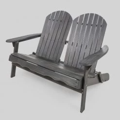 Malibu Acacia Wood Patio Adirondack Loveseat - Christopher Knight Home -Outdoor Furniture Store GUEST 33489a60 d01d 4bb0 8db1 7a0e33b388f5