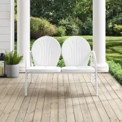 Griffith Outdoor Loveseat - White - Crosley -Outdoor Furniture Store GUEST 33a24bbf 02e2 4456 b358 fef55e2846f1