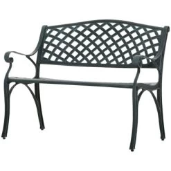 Outsunny Cast Aluminium Garden Bench 2 Seater Antique Loveseat For Outdoor Patio Porch Park, Verdigris 9 Outsunny Cast Aluminium Garden Bench 2 Seater Antique Loveseat For Outdoor Patio Porch Park, Verdigris -Outdoor Furniture Store GUEST 33da9241 0c2a 45b0 be74 f9beca762648