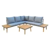 Stellar 4pc Outdoor Aluminum Sectional Set With Tables & Cushions - DUKAP -Outdoor Furniture Store GUEST 3421ceea 86ba 4e53 978d 56c1caea83ec