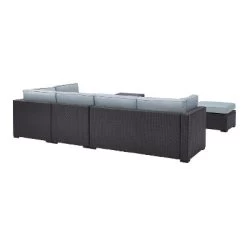 Biscayne 6pc All-Weather Wicker Patio Seating Set - Mist - Crosley -Outdoor Furniture Store GUEST 34adef64 80f0 4a2f b290 690a914c47c5