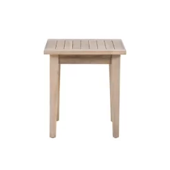 Linon Acacia Square Melita Accent Table Natural -Outdoor Furniture Store GUEST 36200fc8 603d 4ac6 95d8 b3f9d17bdb42