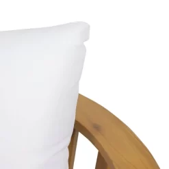 Solano Outdoor Wooden Loveseat With Cushions - White/Teak - Christopher Knight Home -Outdoor Furniture Store GUEST 3679bbb4 c5a1 4514 a788 b468dcdbe3d1