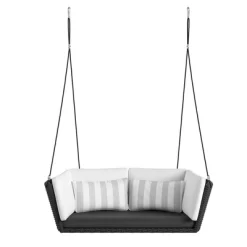 Sally Loveseat Swing With Cushion - Gray/Black - Novogratz 12 Sally Loveseat Swing With Cushion - Gray/Black - Novogratz -Outdoor Furniture Store GUEST 367b2e20 b27c 4801 adf3 a4c4630fcc10