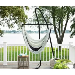 Ceara 3 Bar Hammock Swing Chair - Mercury Blue - Sol Living 7 Ceara 3 Bar Hammock Swing Chair - Mercury Blue - Sol Living -Outdoor Furniture Store GUEST 37eedc9b f5c1 48ee 9ce5 9d7c6d31586e