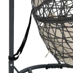 Sunnydaze Decor Sunnydaze Outdoor Resin Wicker Patio Caroline Lounge Hanging Basket Egg Chair Swing With Cushions And Steel Stand Set- 3pc -Outdoor Furniture Store GUEST 383e19b3 bee6 4ed3 9746 d2eee8f80370