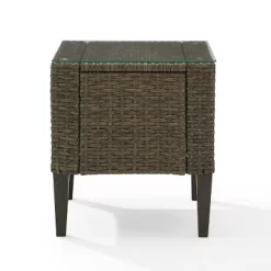 Rockport Outdoor Wicker Side Table - Light Brown - Crosley 11 Rockport Outdoor Wicker Side Table - Light Brown - Crosley -Outdoor Furniture Store GUEST 383f3299 d297 4796 8dee 43749d51592b