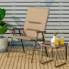 Costway Patio Padded Folding Portable Chair Camping Dining Outdoor Beach Chair GreyBrown -Outdoor Furniture Store GUEST 386308d2 00df 499a 92df aec8557b6a46