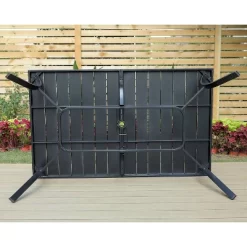 7pc Patio Dining Set With 360 Swivel Chairs With Cushions And 59"x35" Steel Table - Captiva Designs -Outdoor Furniture Store GUEST 38aa5fb4 8133 4dce 80e6 6f9ca2a8aff1