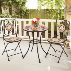 3pcs Patio Bistro Set Outdoor Patio Conversation Furniture Folding Dining Garden -Outdoor Furniture Store GUEST 38b2a3b5 8516 4334 81eb d15d05eed40d
