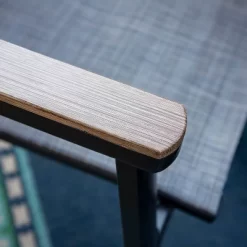 5pc Patio Set With Steel Table With 2" Umbrella Hole & Aluminum Frame Sling Chairs - Captiva Designs -Outdoor Furniture Store GUEST 39b1d6c8 b61b 4ace a98e fffbe89acb78