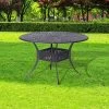 Simple Relax Outdoor 48" Round Table In Dark Lava Bronze Finish -Outdoor Furniture Store GUEST 3d112f71 edb3 4af7 81bc a448ec59dda2