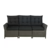 Asti Wicker 3 Seat Reclining Sofa With Cushions - Gray - Alaterre Furniture -Outdoor Furniture Store GUEST 3d29632a c655 478c 932f 6682a0ccd776