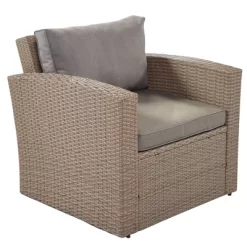 4pc Outdoor Wicker Conversation Set With Cushions - Gray - GODEER 29 4pc Outdoor Wicker Conversation Set With Cushions - Gray - GODEER -Outdoor Furniture Store GUEST 3df2780b 3142 4a85 946f 43a896410c90