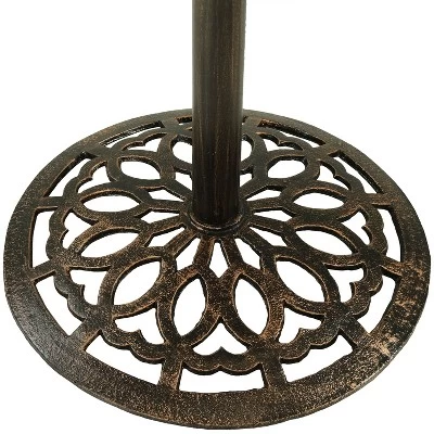 Sunnydaze Decor Sunnydaze 40"H Cast Iron Base And Cast Aluminum Tabletop Round Bar-Height Table 6 Sunnydaze Decor Sunnydaze 40"H Cast Iron Base And Cast Aluminum Tabletop Round Bar-Height Table - Image 4