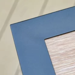 5pc Outdoor Dining Set With Chairs With Seat & Back Cushions & Square Table With Faux Wood Tabletop With Umbrella Hole - Captiva Designs -Outdoor Furniture Store GUEST 3ec913ce 4801 48cf 8346 8d33f54f3f40