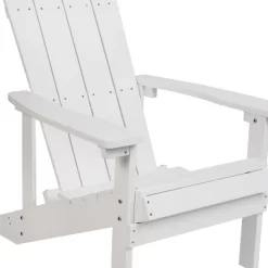 Merrick Lane Set Of 4 All-Weather Poly Resin Wood Adirondack Chairs In White -Outdoor Furniture Store GUEST 3f0a4418 9fb6 49e4 8e6e 09089e15a075