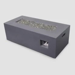 Kalo 5pc Wicker Chat Set With Fire Table - Gray/Light Gray/Dark Gray - Christopher Knight Home -Outdoor Furniture Store GUEST 3f2d72d3 3da2 406a 851e ee8a32de74fb