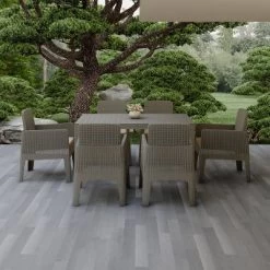 Lucca 7pc Dining Set With Cushions - Gray/Beige - DUKAP 19 Lucca 7pc Dining Set With Cushions - Gray/Beige - DUKAP -Outdoor Furniture Store GUEST 3f9c9ef6 2841 44ef bc12 200f773d5a22