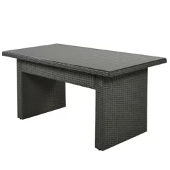 6pc Outdoor Wicker Set With Loveseats, Sofa, Chair, Coffee Table & Bench - Beige - GODEER 23 6pc Outdoor Wicker Set With Loveseats, Sofa, Chair, Coffee Table & Bench - Beige - GODEER -Outdoor Furniture Store GUEST 3f9d6701 327e 4db8 a054 25d6dbebec6f