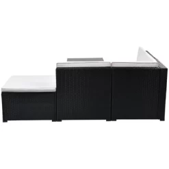 5pc Wicker Patio Conversation Set With Cushions - Black/Beige - GODEER 21 5pc Wicker Patio Conversation Set With Cushions - Black/Beige - GODEER -Outdoor Furniture Store GUEST 42d90db8 b9e4 4078 beb1 358efff2f8a7