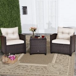 Costway 3PCS Patio Rattan Furniture Set Cushioned Conversation Set Sofa 29 Costway 3PCS Patio Rattan Furniture Set Cushioned Conversation Set Sofa -Outdoor Furniture Store GUEST 4388d382 9617 4f86 82fc 87aff0028946