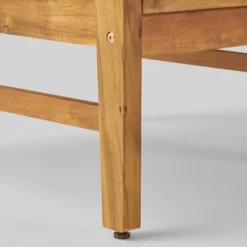 Illona 7pc Acacia Wood V-Shaped Sofa & Square Fire Table Set Teak/Crme/Light Gray- Christopher Knight Home -Outdoor Furniture Store GUEST 43c86d72 a06d 40d5 a9f9 68e441d4e287