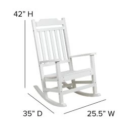 Emma And Oliver Set Of 2 Indoor/Outdoor Poly Resin Rocking Chairs With Side Table 22 Emma And Oliver Set Of 2 Indoor/Outdoor Poly Resin Rocking Chairs With Side Table -Outdoor Furniture Store GUEST 44899758 15f5 4b3e abb6 b684147826ee
