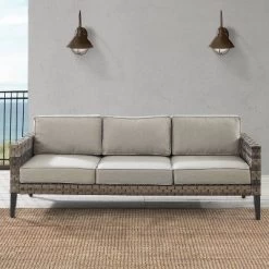 Prescott Outdoor Wicker Sofa - Crosley -Outdoor Furniture Store GUEST 45f9ae49 ef76 40d1 b73e c50372bfe666